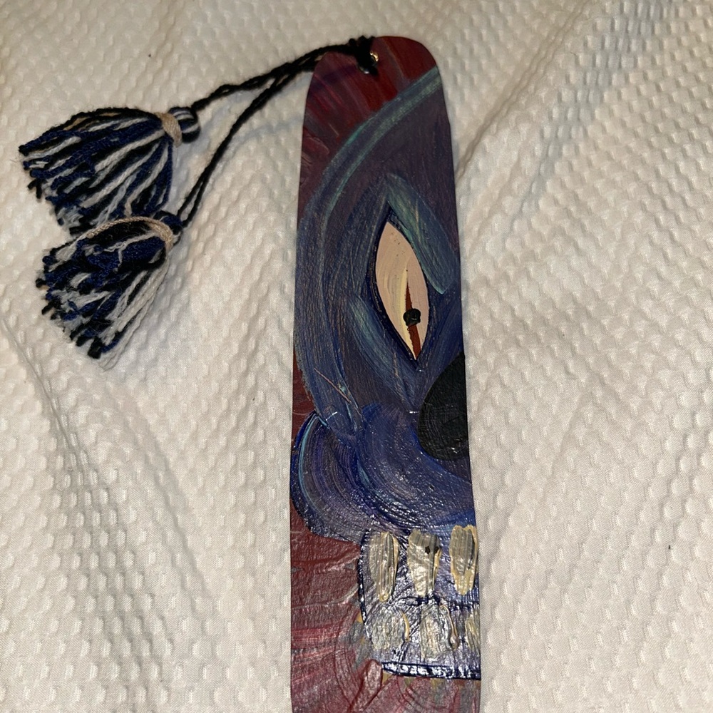 Dia De Los Muertos Skull Bookmark with Tassel